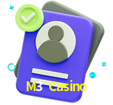 Tornar-se um membro do M3 Casino é muito simples